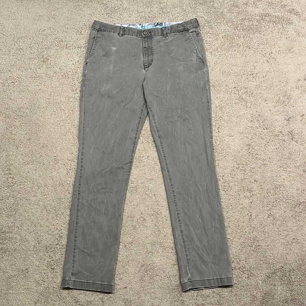 Tommy Bahama cotton chino pants light gray